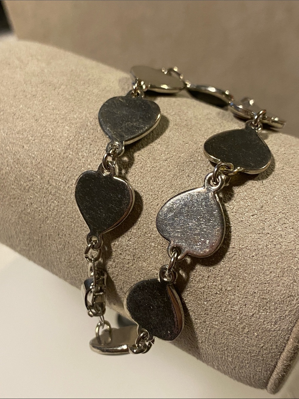 Multi-Color Heart Link Bracelet - Picture 5 of 7
